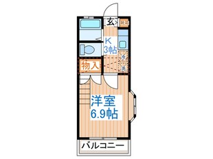 ティエラ清流１の物件間取画像